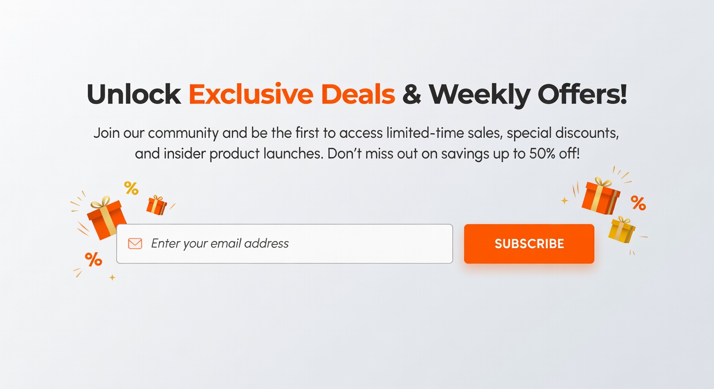 Newsletter and community signup