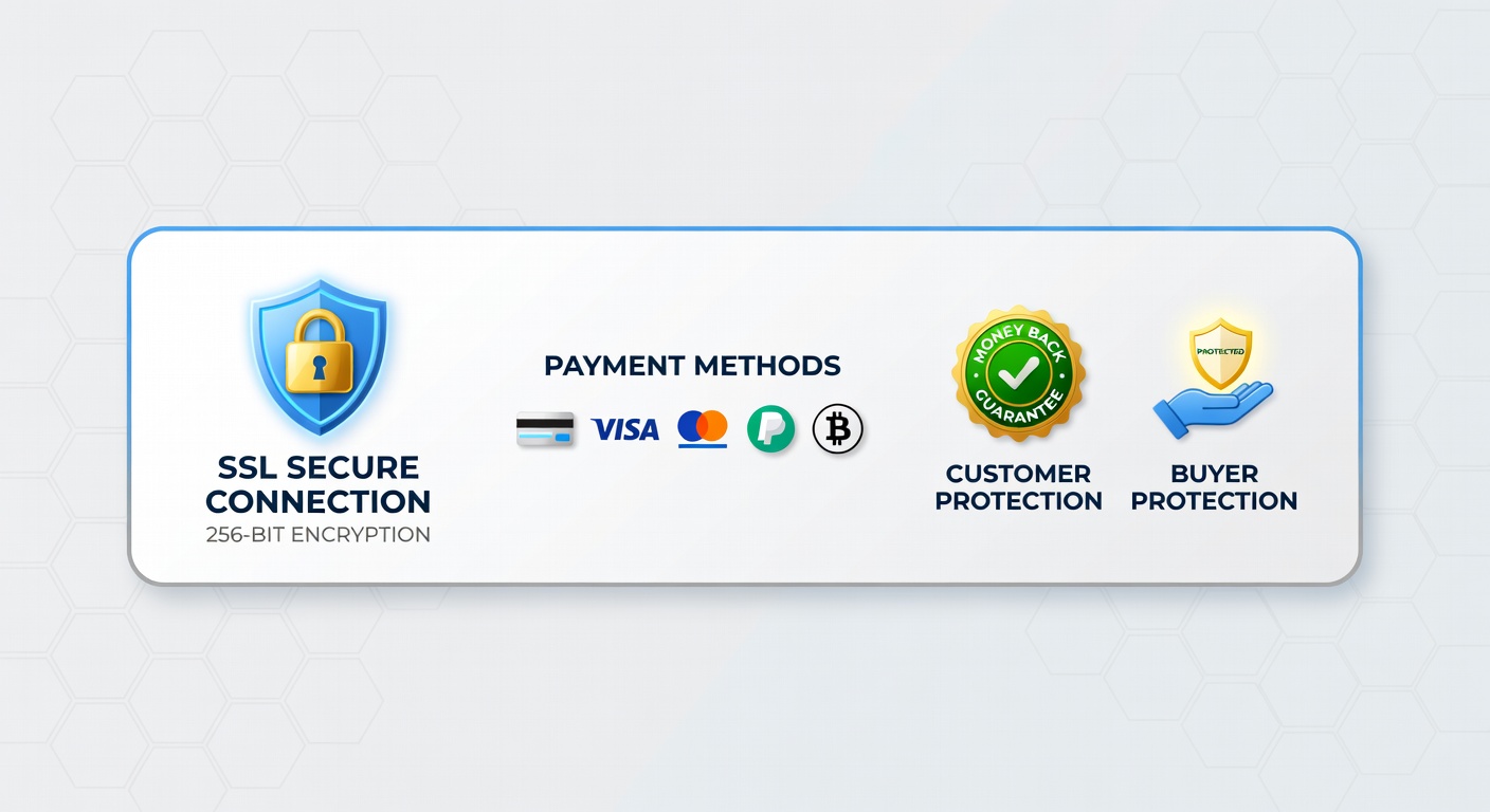Trust badges and security seals